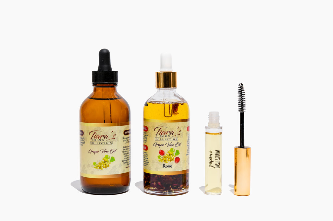 Get longer, thicker, healthier hair with Grapevine Oil