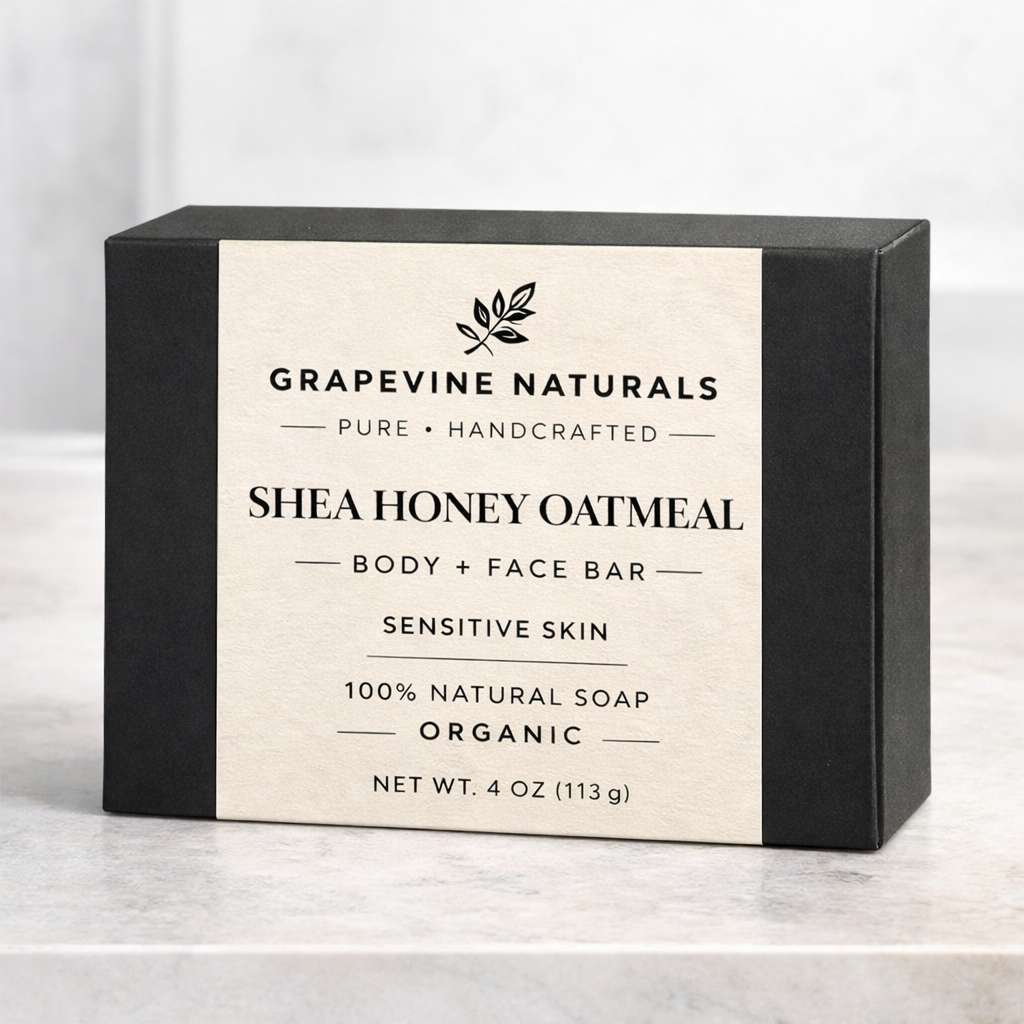 Shea Honey Oatmeal Bar soap by Tiara's Crown Collection