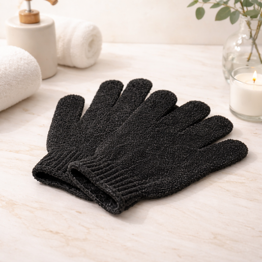 Exfoliating Glove two pack for body care by Tiara's Crown Collection