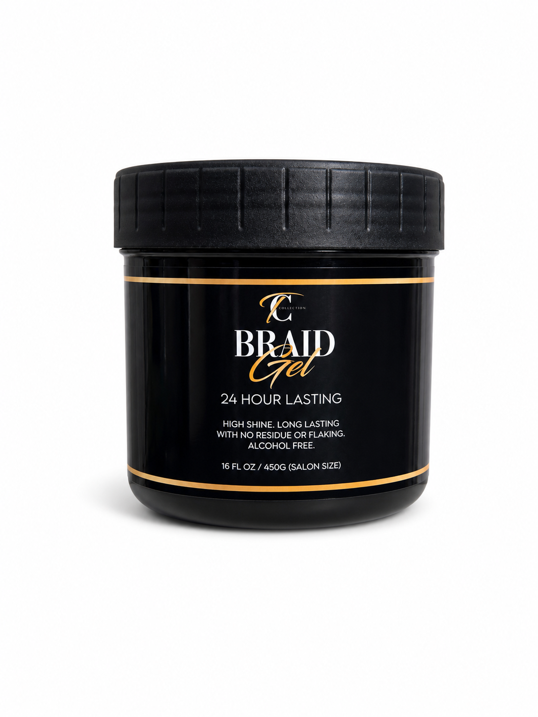Braid Gel styling gel for braids, edges and sleek styles by Tiara's Crown Collection, additional view
