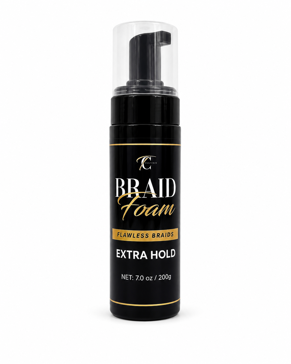 Braid Foam lightweight styling mousse for braids, twists, locs and natural hair by Tiara's Crown Collection
